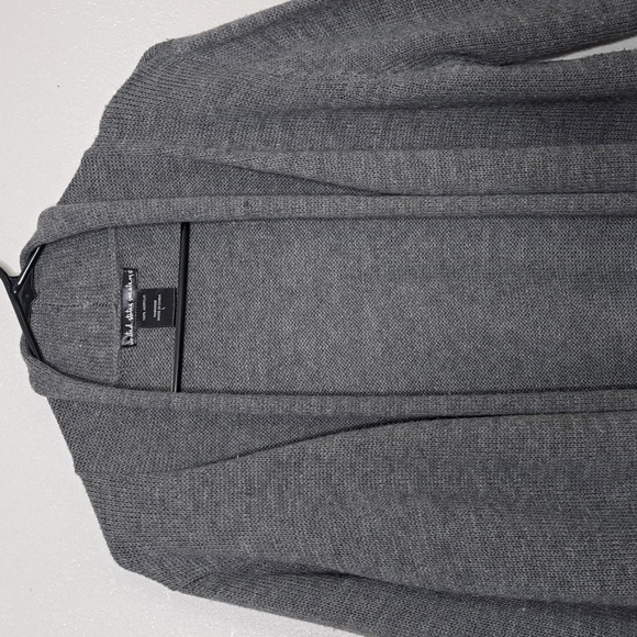 United States Sweaters Women's Size Large Gray & White Holiday Cardigan - Picture 5 of 12